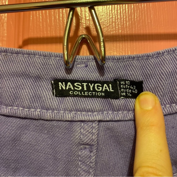 Lilac 90's Style Denim Puddle Jean - Picture 6 of 6